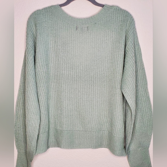 Ambiance Apparel Mint Green Sweater - Picture 2 of 15